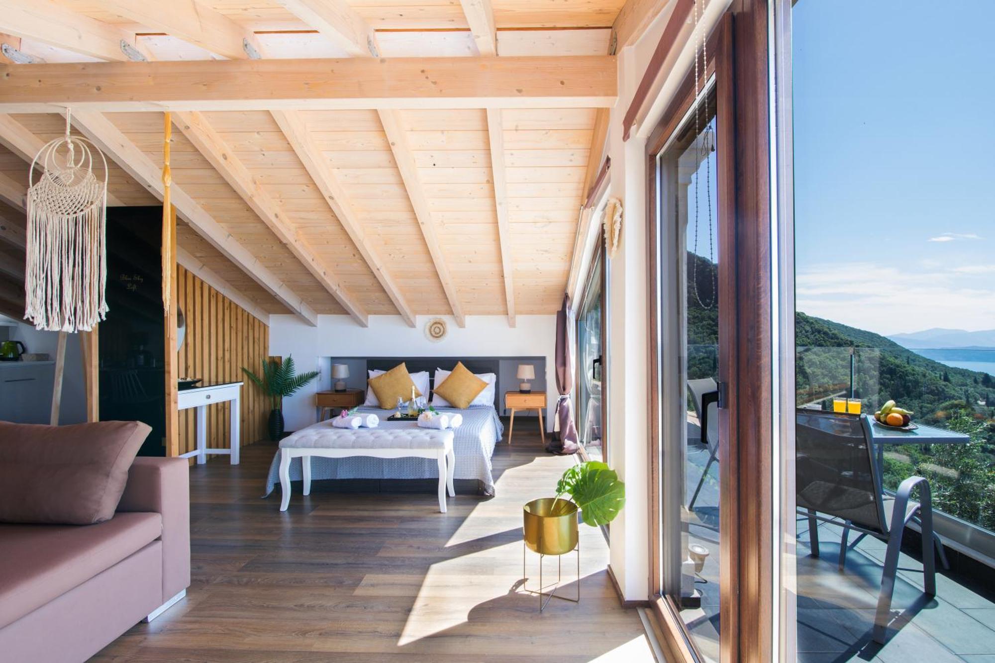 SpartylasBlue Sky Loft By Corfuescapes公寓 外观 照片